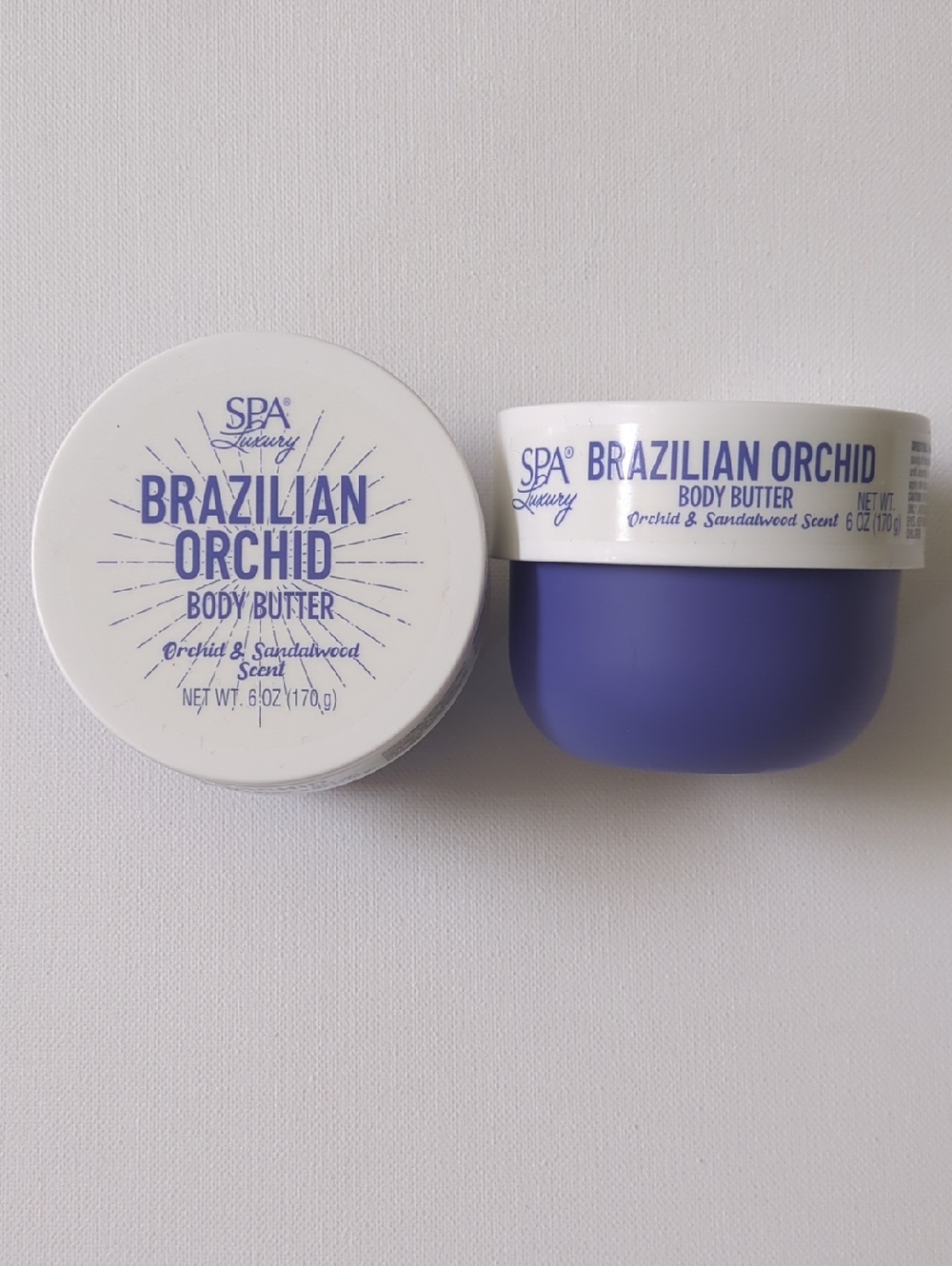 Spa Luxury Body Butter Brazilian Orchid Body Butter - 6 oz - 2 Jars